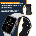 Two-Tone Silicone Strap for Apple Watch