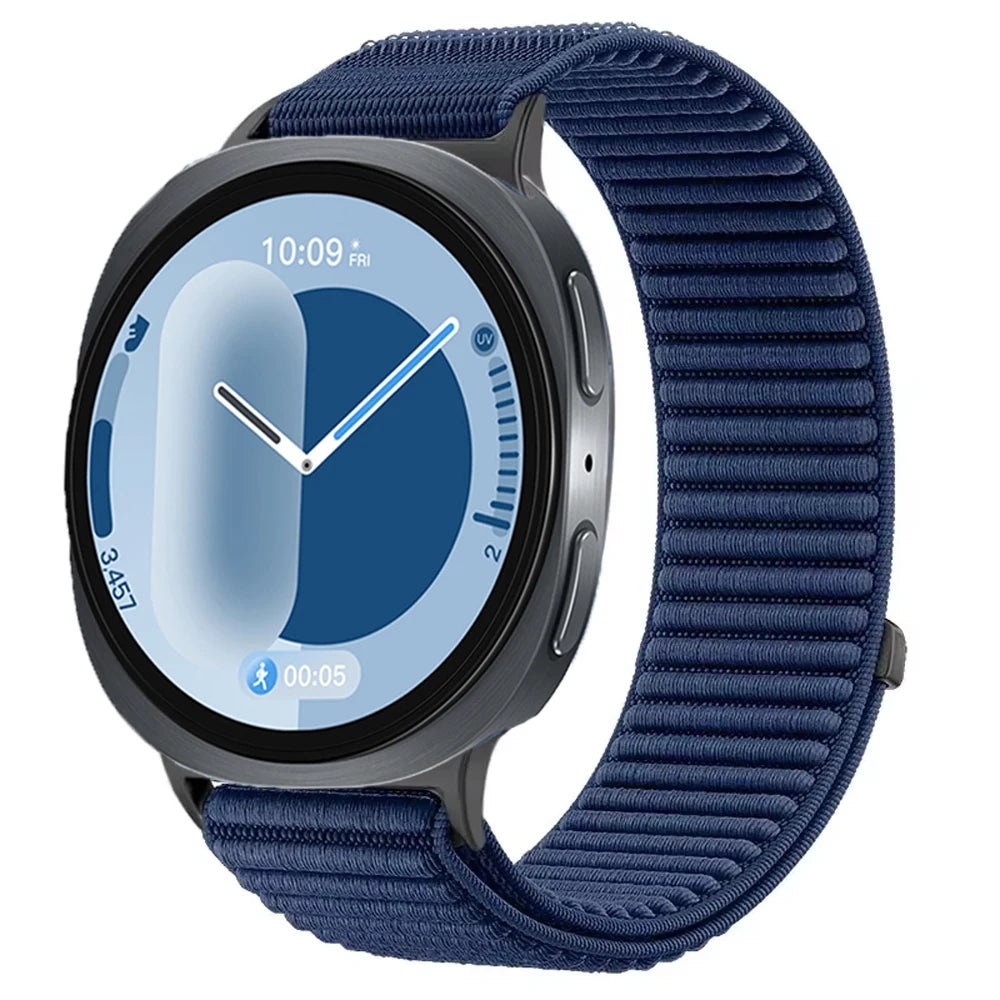 Breathable Nylon Loop Strap with Velcro Closure for Samsung Galaxy Watch 9