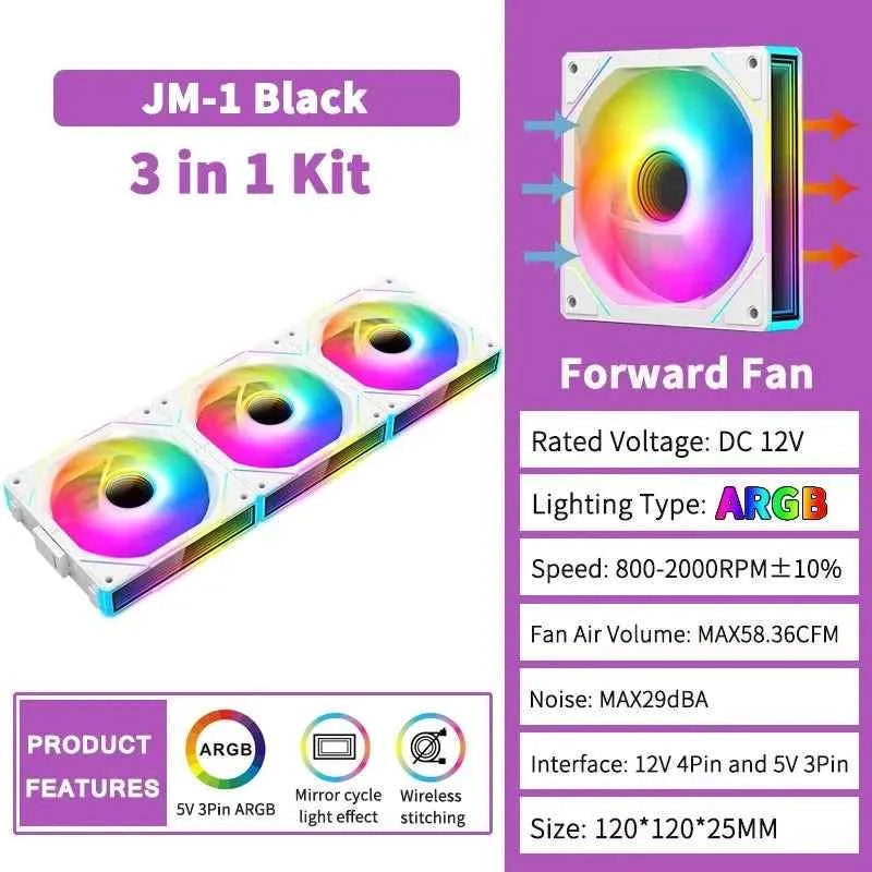 TEUCER JM-1 360mm ARGB PC Cooling Fan