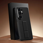 Litchi Texture Phone Case with Stand for Samsung Galaxy S26 Series