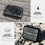 Large Waterproof PU Carrying Case for Action Cameras