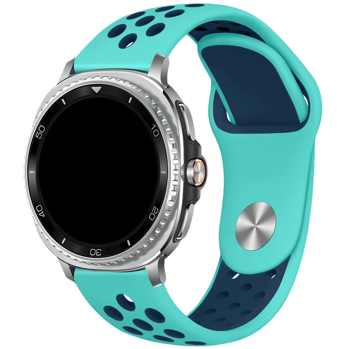 Dual Color Soft Silicone Sport Band for Samsung Galaxy Watch 8 & Galaxy Watch 8 Classic