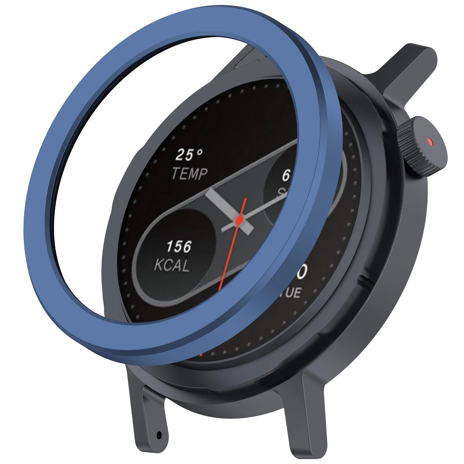 Metal Bezel Ring & Tempered Glass for Nothing CMF Watch Pro 2 Protector