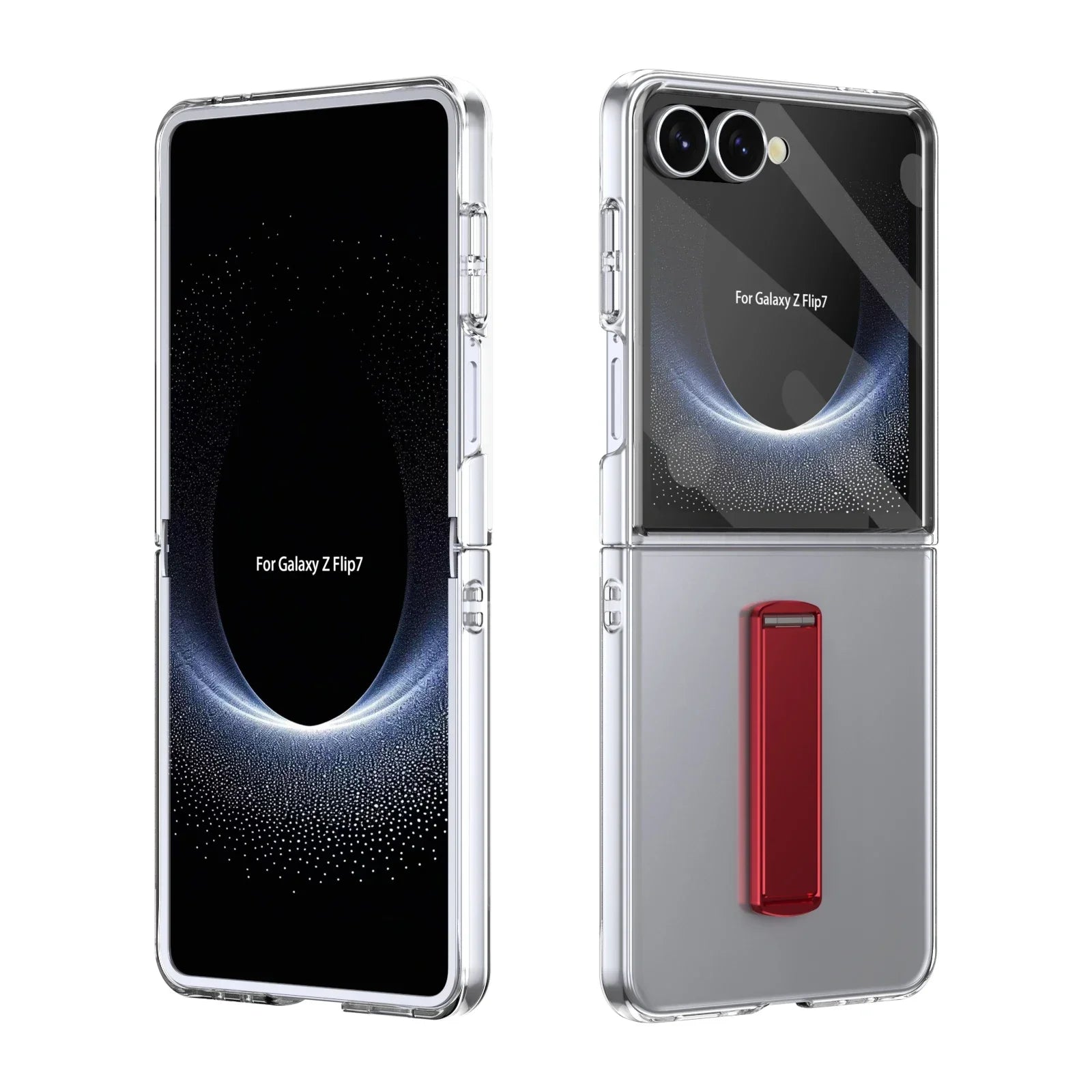 Protective Phone Case with Screen Protector & Glass Lens Film for Samsung Galaxy Z Flip 7