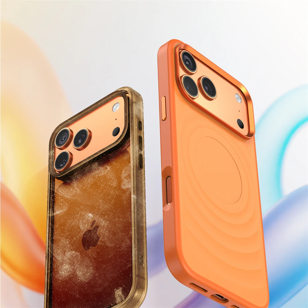 Water Ripple Design Protective MagSafe Case for iPhone 17 Series