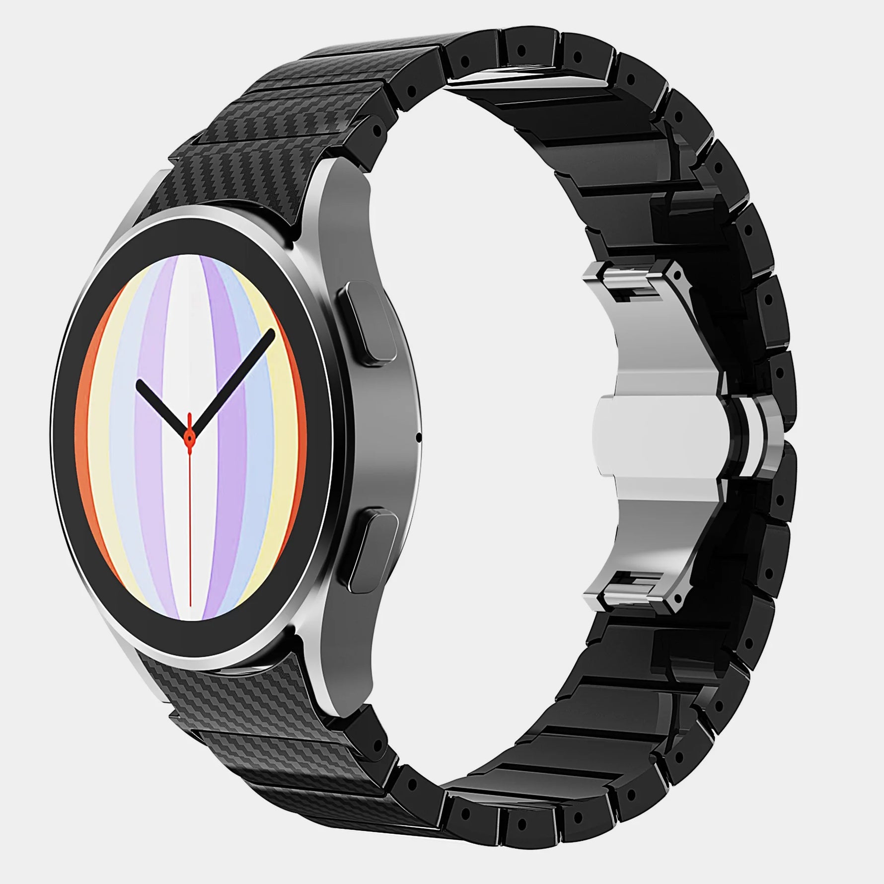 No-Gap Carbon Fiber Style Band for Samsung Galaxy Watch 6 & Galaxy Watch 6 Classic