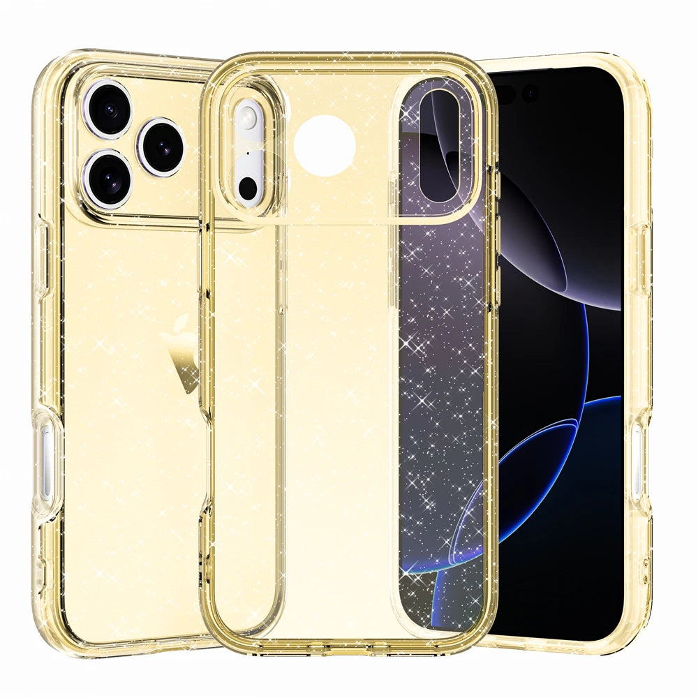 Transparent Camera Lens Protection Case with Raised Bezel Ring for iPhone 18 Series