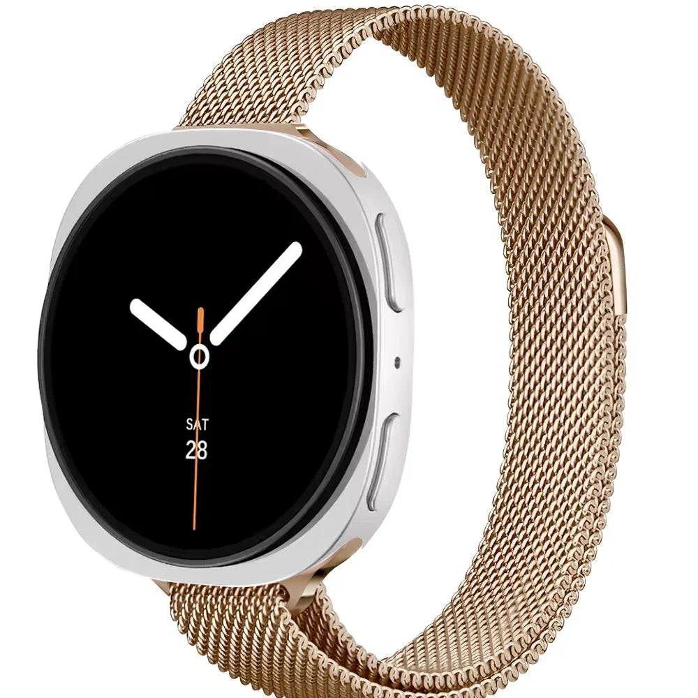 Woven Mesh Magnetic Clasp Watch Band for Samsung Galaxy Watch 8 & Galaxy Watch 8 Classic