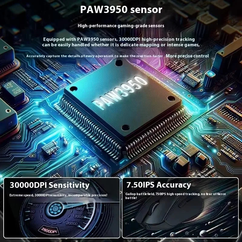 Darmoshark M5 Pro Tri-Mode Gaming Mouse