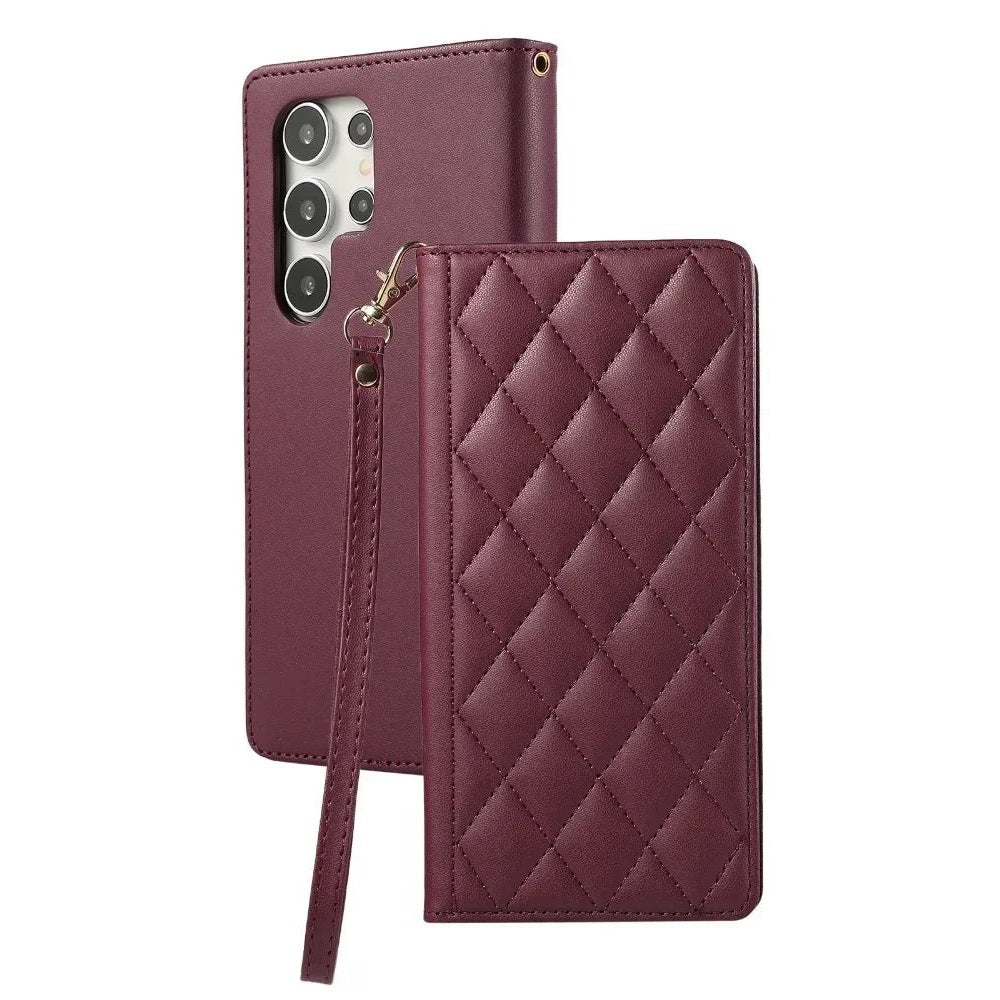 Protective Leather Wallet Case for Samsung Galaxy S25 Series