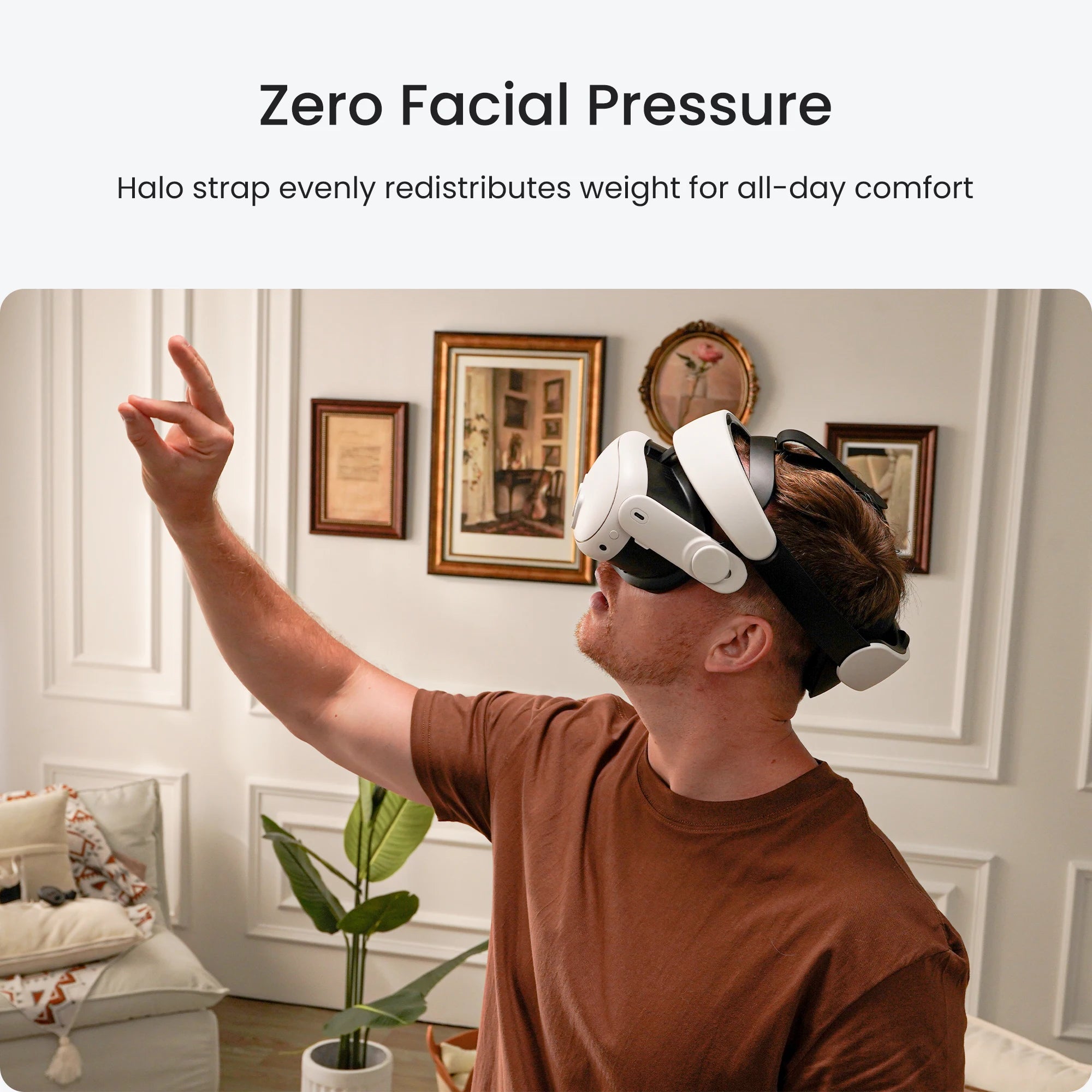 Comfortable Head Strap Compatible with Meta Quest 3/Meta Quest 3S