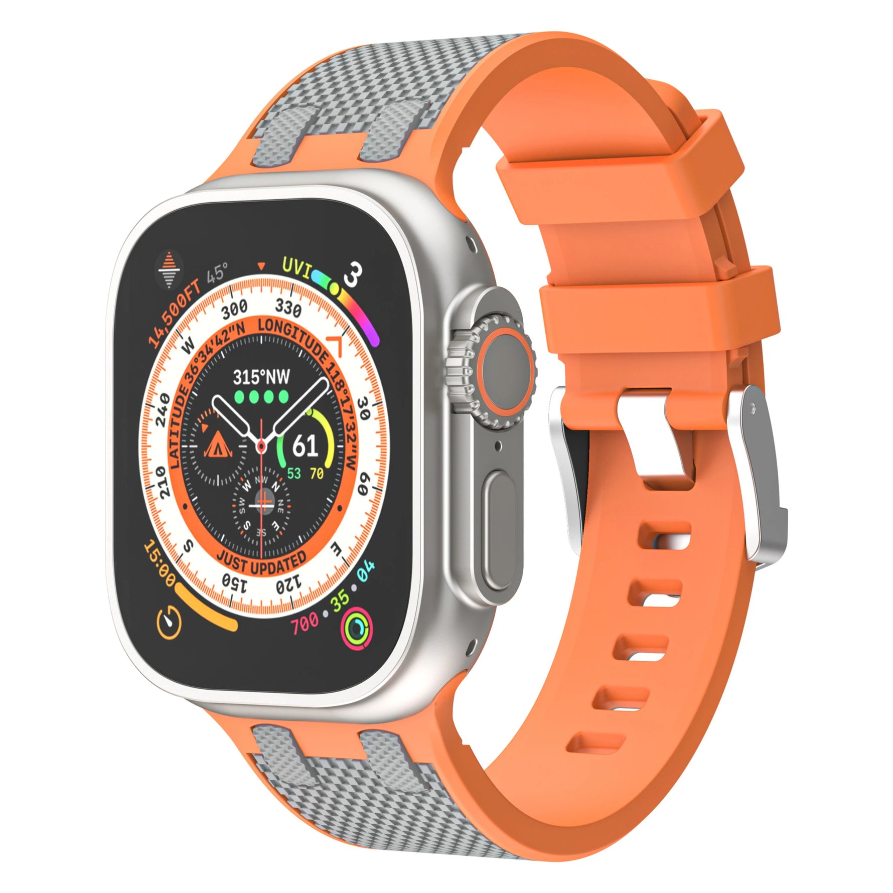 Two-Tone Silicone Sport Band for Apple Watch