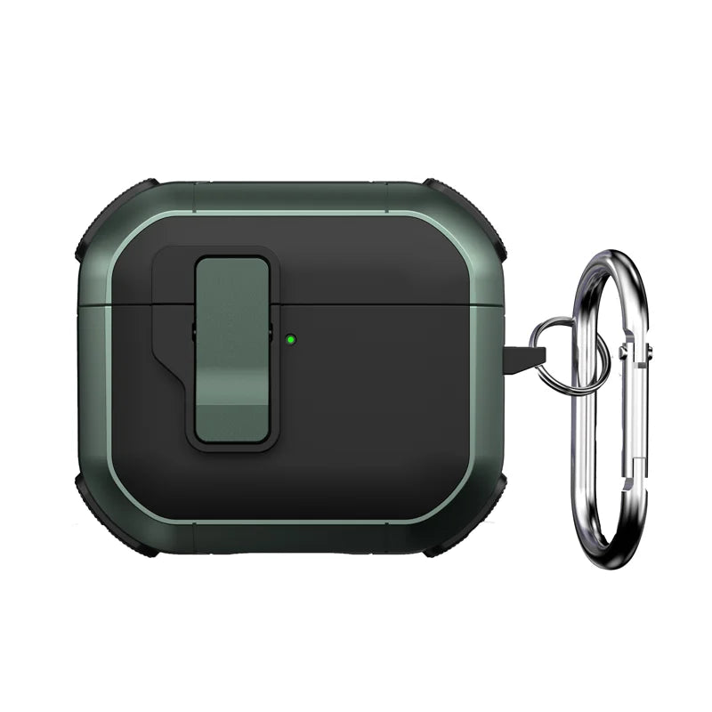 Self-Ejecting Magnetic Headphone Case with Carabiner for AirPods Pro