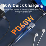 CABLETIME 2-in-1 USB-C to 3.5mm Headphone and Charger Adapter