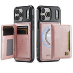 iPhone 17 Series Leather Case with Removable Card Holder
