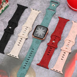 Christmas Snowflake Silicone Band for Apple Watch