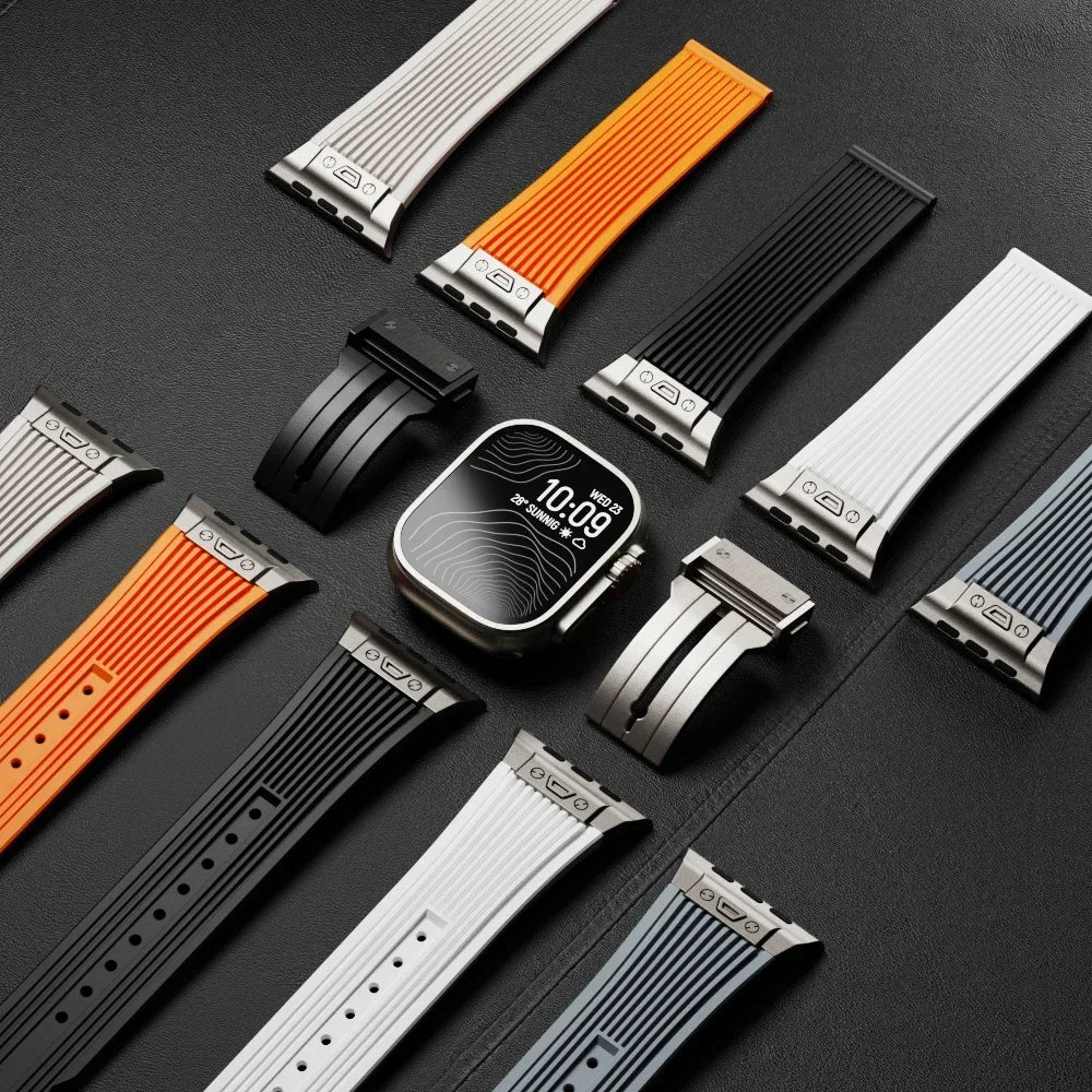 Durable Liquid Silicone Strap for Apple Watch