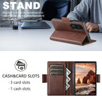 Leather Flip Wallet Case with Built-In Stand for Samsung Galaxy Z Fold 8