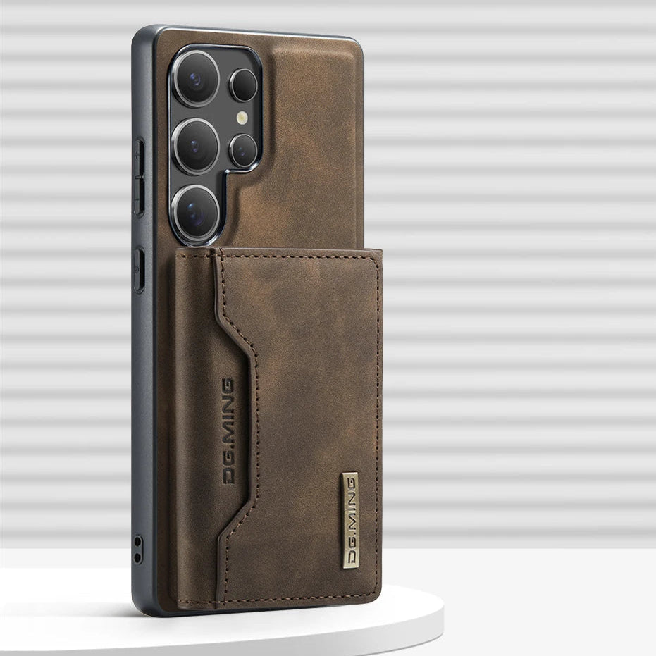 2-in-1 Detachable Magnetic Wallet Leather Case for Samsung Galaxy S25 Series