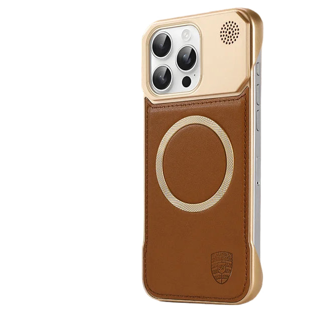 Premium Leatherette Aromatherapy MagSafe Case for iPhone 16 Series