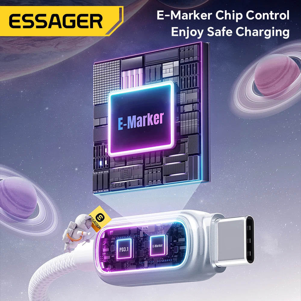 Essager 240W USB-C Fast Charging Cable