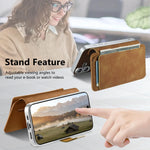 2-in-1 Detachable MagSafe Leather Wallet Case with Ring for iPhone 17 Series