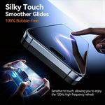 2-Pack Easy Install Tempered Glass Anti-Spy Privacy Screen Protector for iPhone 16 Series