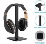Flexible Padded Steel Headphone Stand