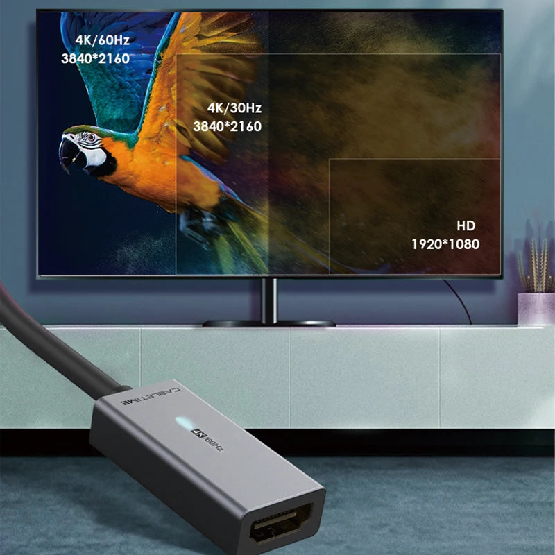 CABLETIME 4K@60Hz DisplayPort to HDMI Adapter