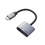 CABLETIME 2-in-1 USB-C to 3.5mm Headphone and Charger Adapter