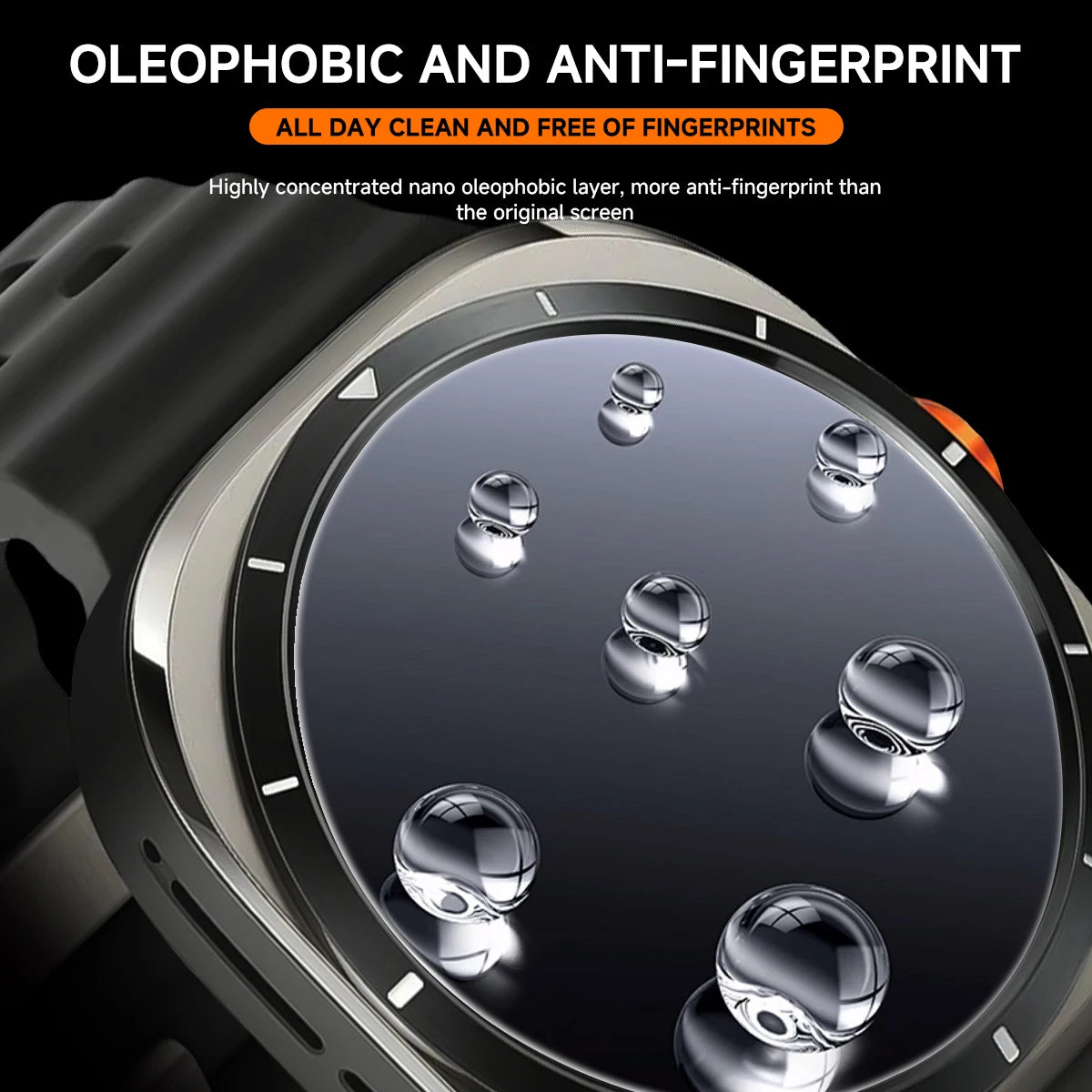 Tempered Glass Screen Protector for Samsung Galaxy Watch Ultra and Samsung Galaxy Watch Ultra (2025)