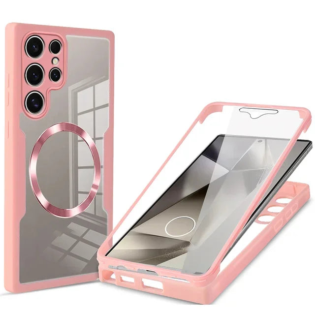 360° Full Protection Double-Sided Magnetic Case for Samsung Galaxy S24 Series