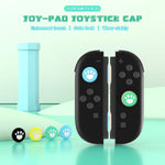2-Pack Soft Silicone Cute Cat Thumbstick Grips for Nintendo Switch 2 Joy-Con Controllers