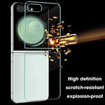 Samsung Galaxy Z Flip 7 Front & Back Tempered Glass Screen Protector