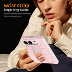Soft-Touch Silicone Kickstand Case with Integrated Finger Ring Strap for iPhone Duo