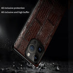 100% Genuine Leather Full Protection Phone Case for iPhone 14 Pro and iPhone 14 Pro Max