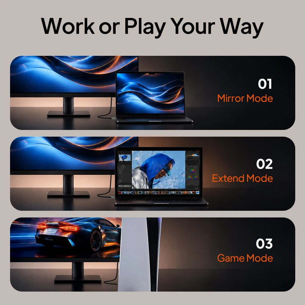 CABLETIME HDMI 2.2 Cable 16K 96Gbps with 4K@480Hz Support