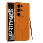 Luxury PU Leather Magnetic Case with Lens Protection for Samsung Galaxy S26 Ultra