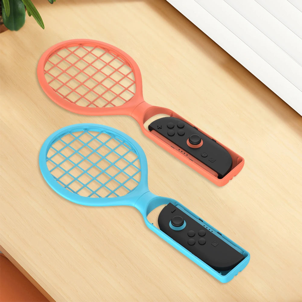 2-Pack Tennis Racket Controller Grips with Wrist Straps for Nintendo Switch 2