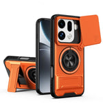 Luxury Protective Case with Rotating Ring Holder for OPPO Find X9 / X9 Pro