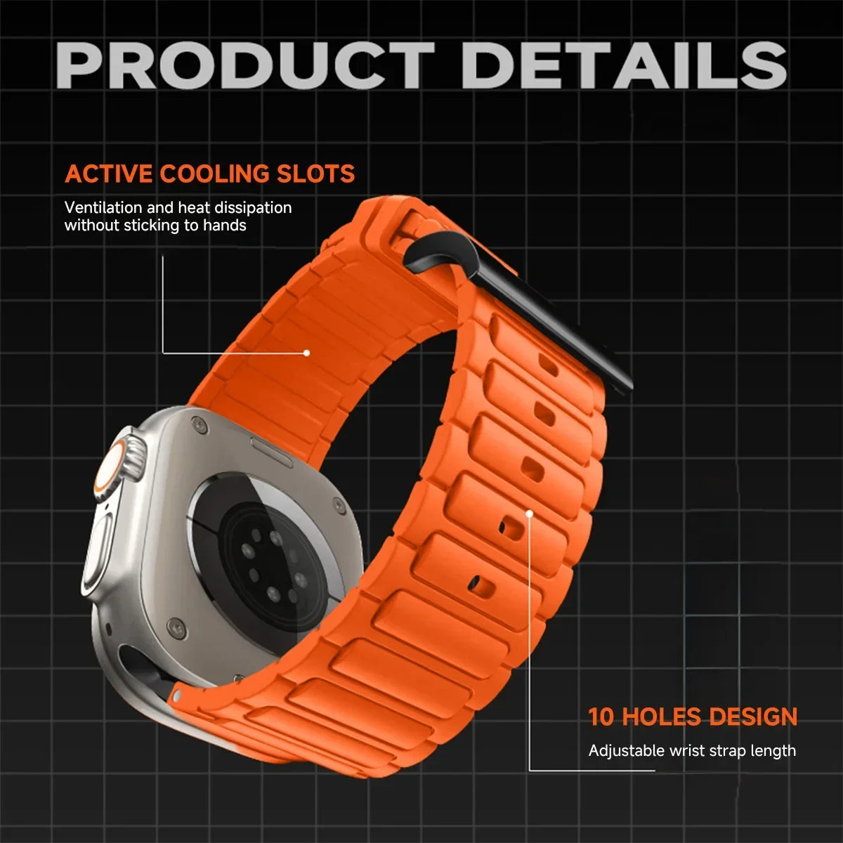 Luxury Silicone Band for Apple Watch