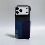 Colorful Carbon Fiber MagSafe Case with Metal Lens Frame for iPhone 17 Series