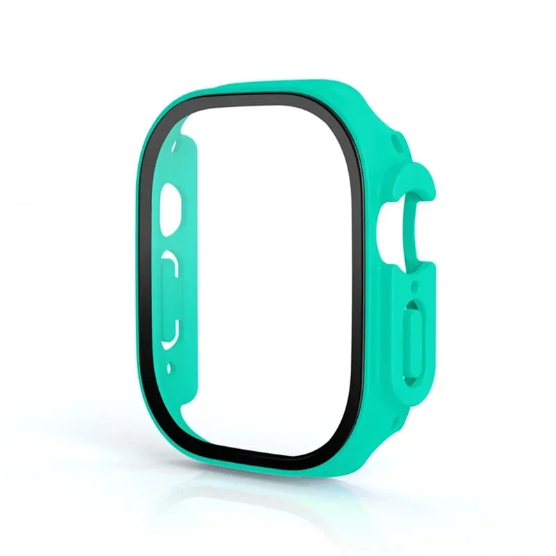 Tempered Glass Screen Protector + PC Bumper Case for Apple Watch Ultra