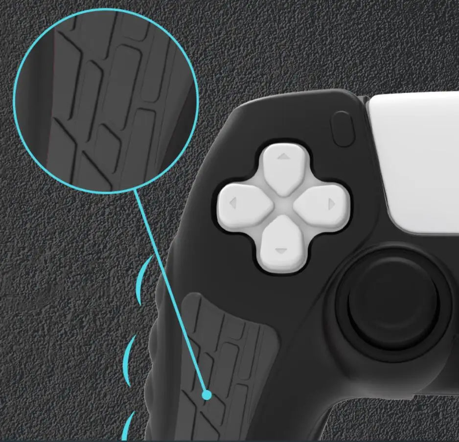 Non-Slip Silicone Soft Protector Skin for Sony DualSense Controller