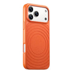 Luxury Wave Pattern MagSafe Leather Case for iPhone 17 Series