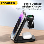 Essager 3-in-1 Magnetic 15W Wireless Charger Stand