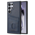 Premium Leather Protective Case with Card Holder Pocket for Samsung Galaxy S25 Series