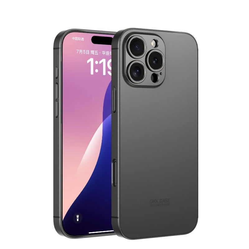 Premium Frosted Matte Lens Protective Case for iPhone 16 Series