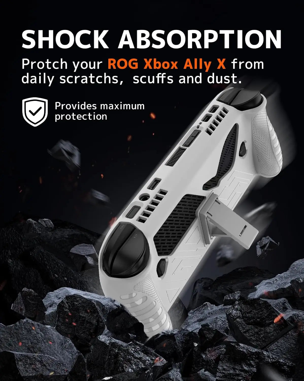 TPU Protective Case With Integrated Back Stand for ROG Xbox Ally X