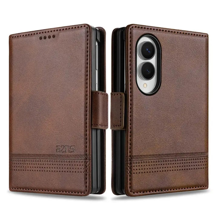 Leather Flip Wallet Case with Multiple Card Slots for Samsung Galaxy Z Fold 8